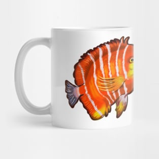 Best fishing gifts for fish lovers 2023 Fishy, bright neon orange tropical fish Mug